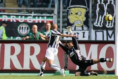 Torwarttrikot Heim.  Sponsor Ina Assitalia.