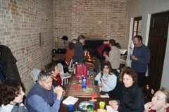 Pic nic dans la hutte