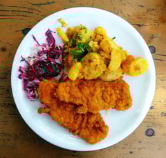 Mmmh.... Wiener Schnitzel... echt lecker!