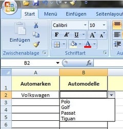 Abhängige/dynamische Gültigkeiten
