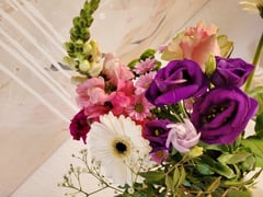 ein Trostblumenstrauss - wie lieb!