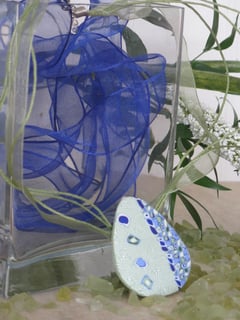 Vergiss-mein-nicht - Medaillonkette