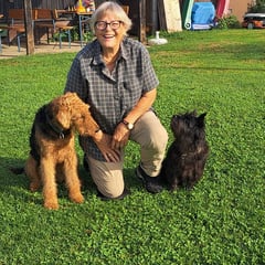 Marlise mit Kayla und Freckle