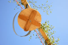 Tonne ohne Boden und Stäben (Stäbenkönig-in)