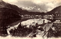 Verlag R. Guler, St. Moritz. Karte gelaufen am 10.9.1906
