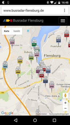 Busradar Flensburg