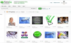 Screenshot: fotolia, Thema Selbstständig