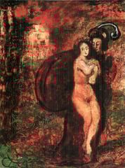The Garden of Don Juan. Gulácsy Lajos, 1910.