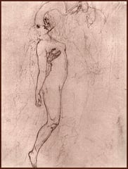 Purity's Don Juan. Norman Lindsay (bosquejo preliminar).