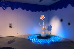 2018年 大垣市スイトピアセンター「瀬畑 亮  セロテープアート®展 2018 in 大垣」会場風景