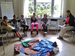 Kinderwortgottesdienst im Seelsorgeraum, April 2015