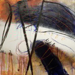 "machtstück, #4", 2015, mt auf papier auf leinwand, 60x60 cm