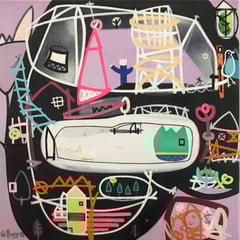 Stille der Natur | 2019 | 50 × 50 cm | Leinwand