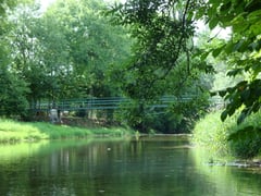La Passerelle (depuis la rive côté Arboretum)