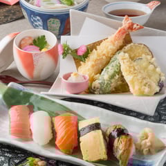 寿司天ぷらセット　1573円（税込1730円）