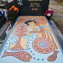 un hommage à sa maman qui était une artiste peintre 