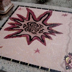 Mosaique d'après une oeuvre de jEAN LURCAT