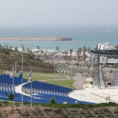 Vue sur l'amphithéâtre