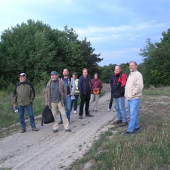 Zu Beginn der Tour war es noch recht hell