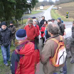 Matthias Möbs erläutert die Geschichte der Region