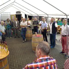 Unter den Gästen die Vertreter der Kommunen, darunter die Bürgermeister von Bad Nauheim und Rockenberg, Armin Häuser und Manfred Wetz, sowie der CDU-Landtagsabgeordnete Klaus Dietz