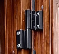 Bisagras para contraventanas rústicas con marco