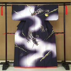 加賀友禅・ベクターデジタルデザイン・スーパードルフィ ミニチュア着物