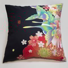 加賀友禅・ベクターデジタルデザイン和柄クッション
