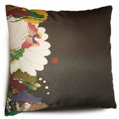 加賀友禅・ベクターデジタルデザイン和柄クッション