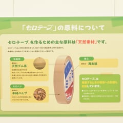 2015年 横浜市民ギャラリーあざみ野　セロテープアート®︎展　ニチバンブース展示風景