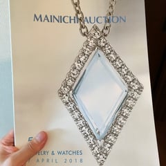 ジュエリーオークションカタログ表紙