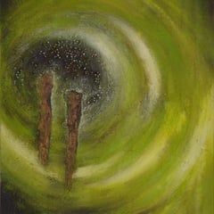 BACK TO ME   60x80x2 / PRAXISRAUM HOCHDORF