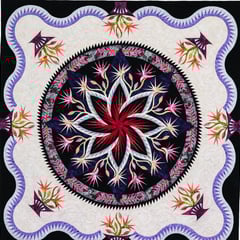 Paradise in Bloom queen size quiltworx pattern