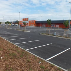 Aussenanlagen Baumarkt