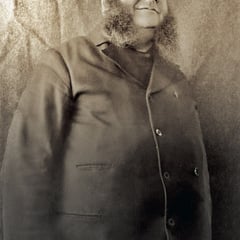 Alfred Malouin, gardien du phare de la pointe Ouest.