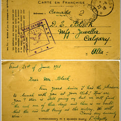 Le Bailly écrit du front 1 mois avant son décès sur le champ de bataille. Ces documents sont dans un fond du musée Glenbow, Calgary. Après Anticosti, Fernand devient importateur de pierres précieuses. Il est né à St-Pierre-sur-Dives, dans le Calvados.