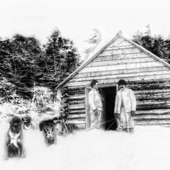 Camp de gardiens de territoire. Départ de Jupiter pour le sud-ouest, 1903