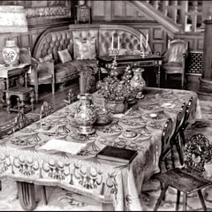 Intérieur du château Menier à l'île d'Anticosti