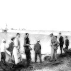 La jetée de la baie Ste-Claire - retour de la chasse aux canards