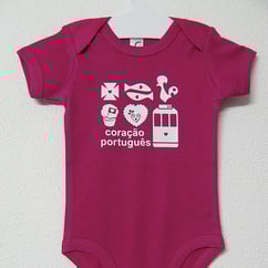 Portuguese heart onesie