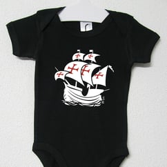 Portuguese nau onesie