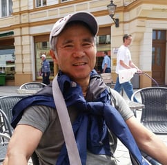 Koyama-san beim Urlaub im geliebten Dresden 2016