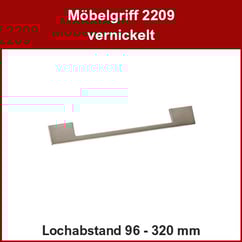 Möbelgriff vernickelt