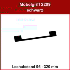 Möbelgriff schwarz