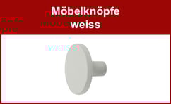 Möbelknöpfe weiss