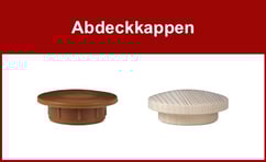 Abdeckkappen, Abdeckknöpfe