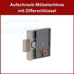 Möbelschloss; Aufschraubschloss