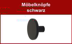 Möbelknöpfe schwarz