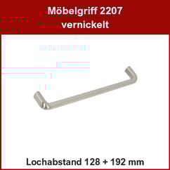 Bügelgriff vernickelt