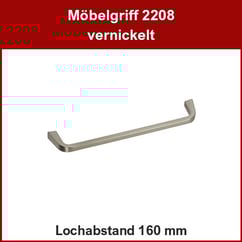 Bügelgriff vernickelt